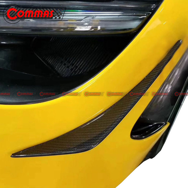 Передний бампер из углеродного волокна Canards Splitter Fins для Mclaren 720S