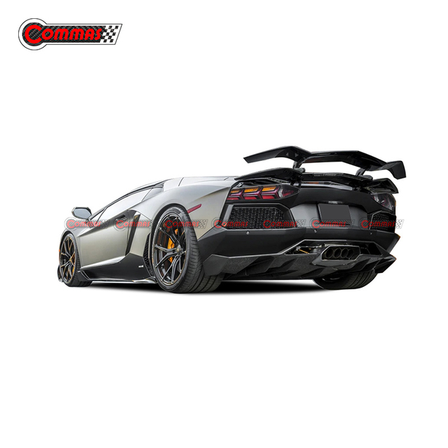 Губа заднего диффузора из углеродного волокна Vorsteiner Style для Lamborghini Aventador LP700