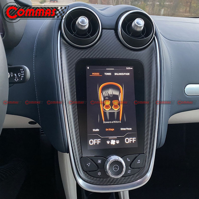 Отделка салона автомобиля из глянцевого углеродного волокна для Mclaren GT