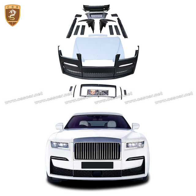 Rolls-Royce Ghost старая смена нового обвеса 4-го поколения