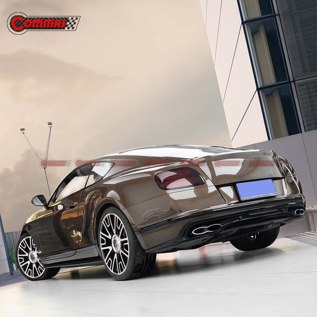губа отражетеля задней части стиля волокна углерода В8С 3к для Бентли континентального ГТ 2015-2017