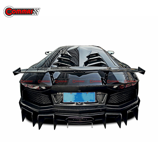 DMC Style Carbon Fiber LP700 Задний двойной спойлер на палубе Крыло для Lamborghini Aventador